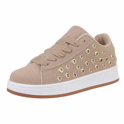 Damen Low-Sneakers - khaki Gr. 37