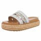 Damen Pantoletten - white - 12 Paar