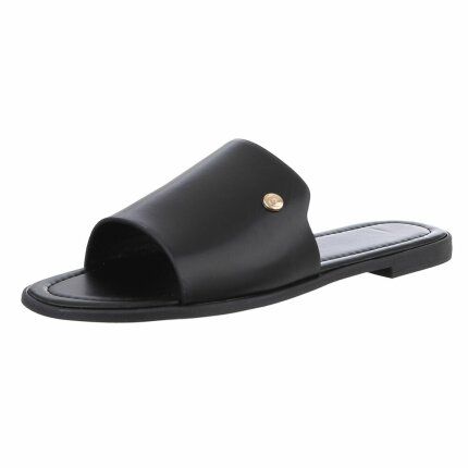 Damen Flache Sandalen - black Gr. 41