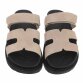 Damen Pantoletten - beige