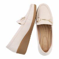 Damen Mokassins - beige