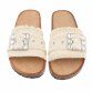 Damen Pantoletten - beige