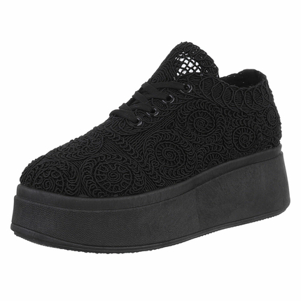Damen Low-Sneakers - black Gr. 38