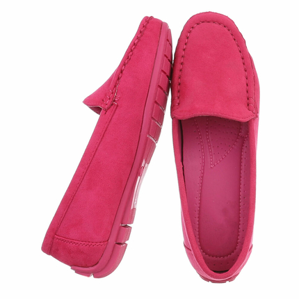 Damen Mokassins - fuchsia
