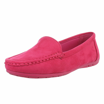 Damen Mokassins - fuchsia Gr. 40