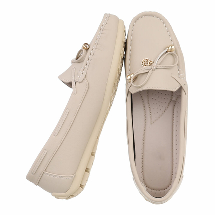Damen Mokassins - beige