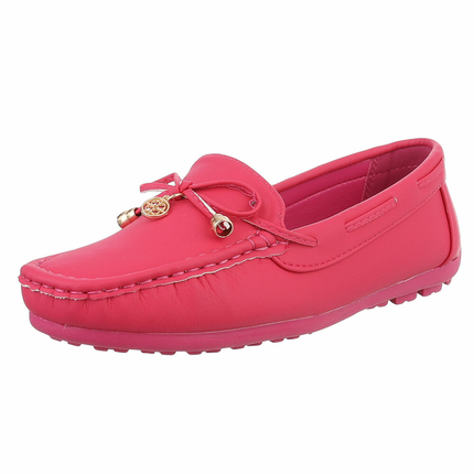 Damen Mokassins - fuchsia Gr. 37