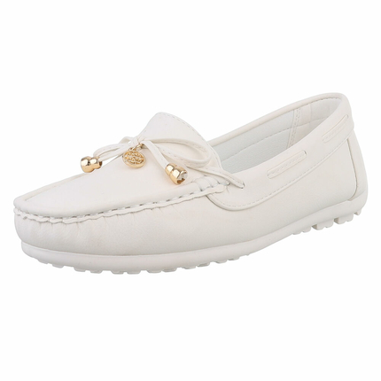 Damen Mokassins - white - 12 Paar