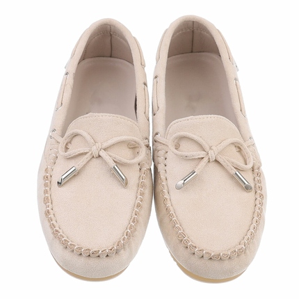 Damen Mokassins - beige