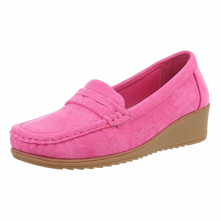Damen Mokassins - fuchsia - 12 Paar