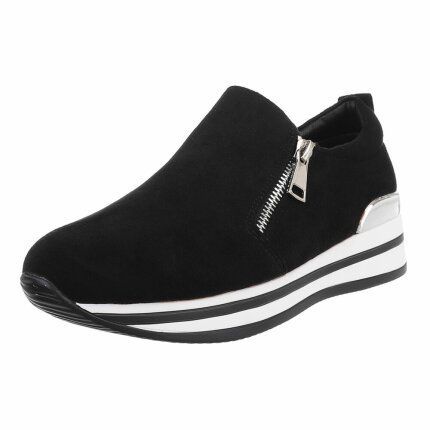 Damen Low-Sneakers - black Gr. 38