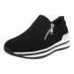 Damen Low-Sneakers - black Gr. 38