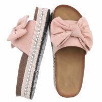 Damen Pantoletten - pink