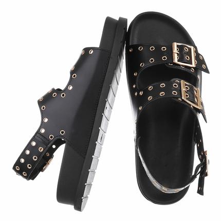 Damen Pantoletten - black