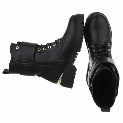Damen Schnrstiefeletten - black