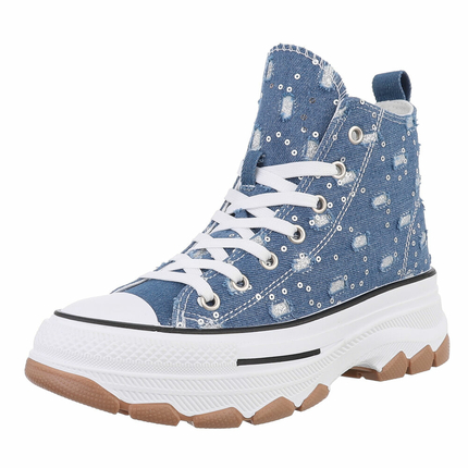Damen High-Sneakers - dlblue Gr. 38
