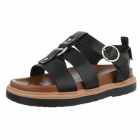 Damen Keilsandaletten - black