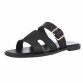 Damen Flache Sandalen - black Gr. 40