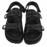 Damen Keilsandaletten - black