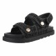 Damen Keilsandaletten - black