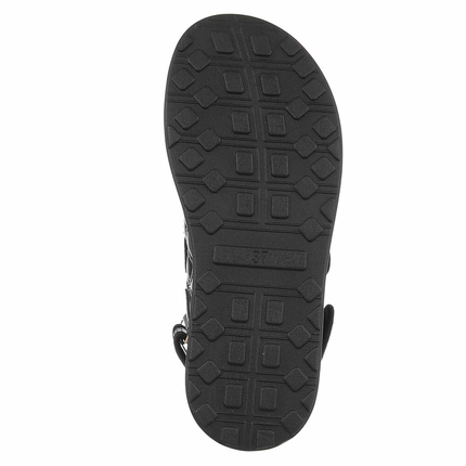 Damen Keilsandaletten - black