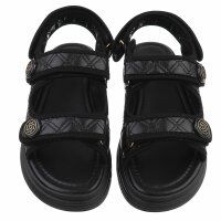 Damen Keilsandaletten - black
