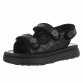 Damen Keilsandaletten - black
