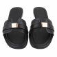 Damen Flache Sandalen - black