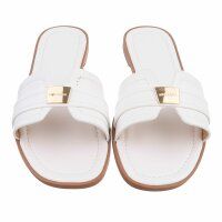Damen Flache Sandalen - white