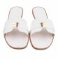 Damen Flache Sandalen - white