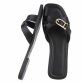 Damen Flache Sandalen - black