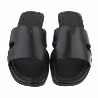 Damen Flache Sandalen - black