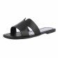Damen Flache Sandalen - black