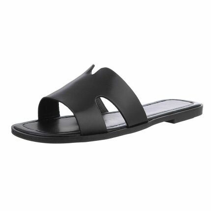 Damen Flache Sandalen - black - 12 Paar