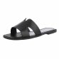 Damen Flache Sandalen - black Gr. 41
