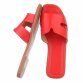 Damen Flache Sandalen - red