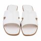 Damen Flache Sandalen - white