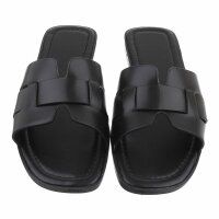 Damen Flache Sandalen - black