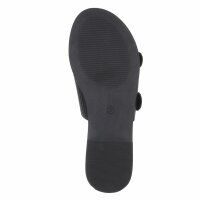 Damen Flache Sandalen - black