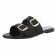 Damen Flache Sandalen - black