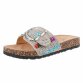 Damen Pantoletten - beige - 12 Paar