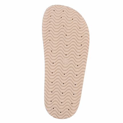 Damen Pantoletten - beige