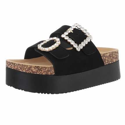 Damen Pantoletten - black