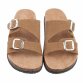 Damen Pantoletten - camel