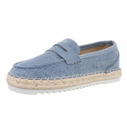 Damen Slipper - blue Gr. 37