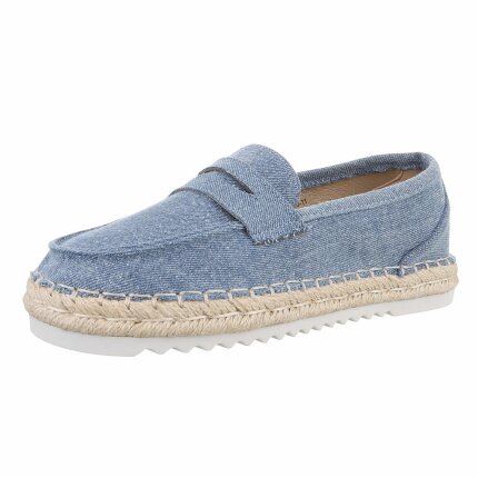 Damen Slipper - blue Gr. 38