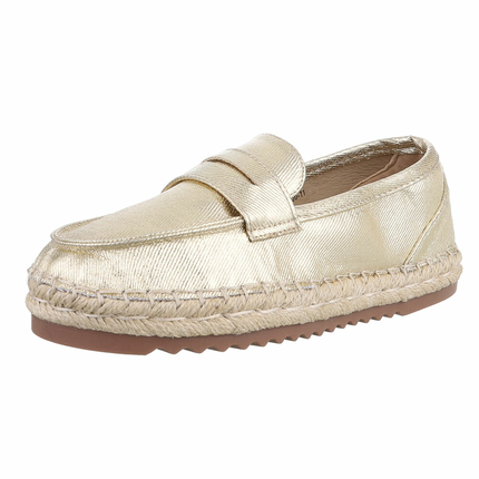 Damen Slipper - gold Gr. 40