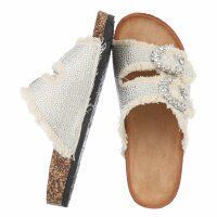 Damen Pantoletten - beige
