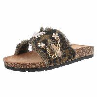 Damen Pantoletten - leopard