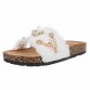 Damen Pantoletten - white - 12 Paar